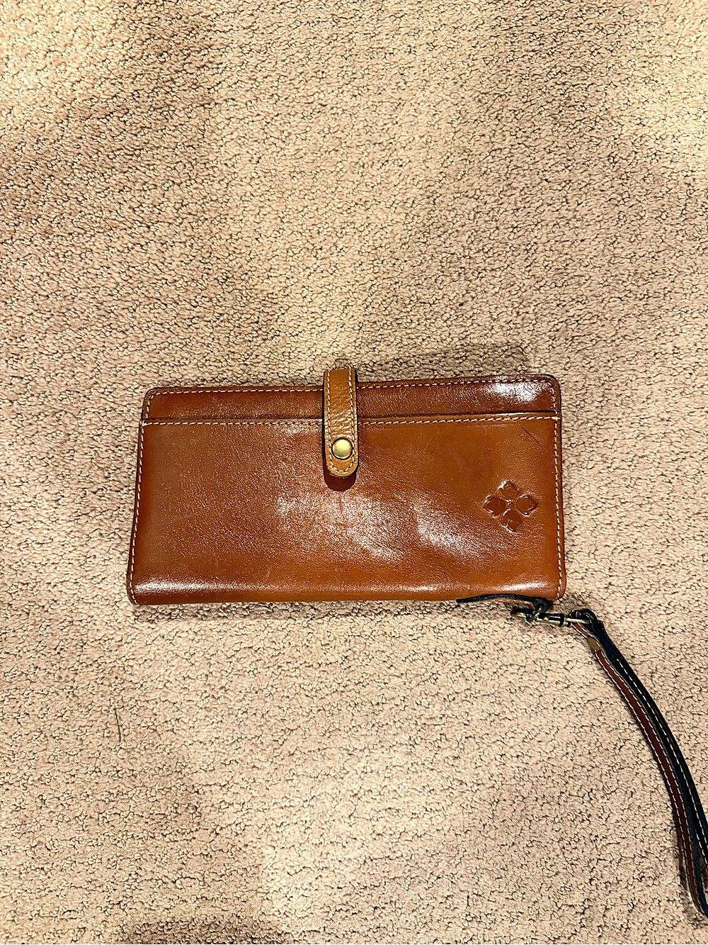 Patricia Nash Annesley Wristlet Wallet Brown